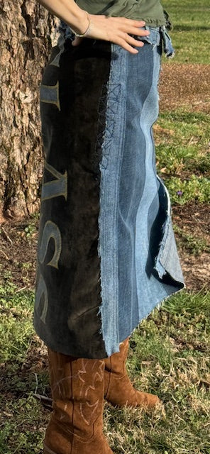 Denim skirt